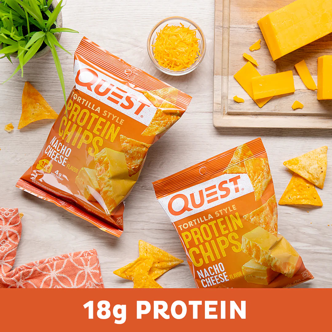 Quest Protein Chips Tortilla Style Nacho (8 x 32g)