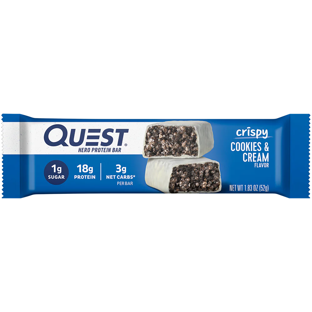 Quest Hero Bar Cookies and Cream (12 x 52g)