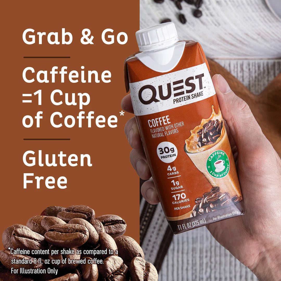 Quest Protein Coffee Milkshake (12 x 325ml)