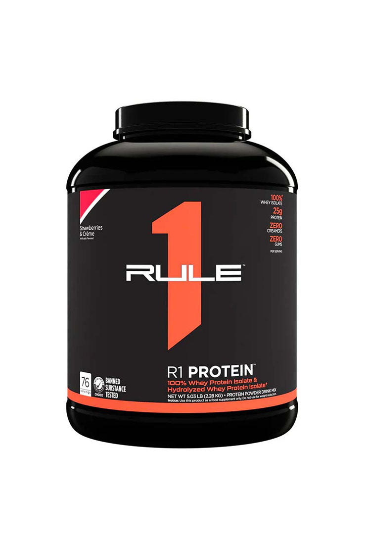 Rule One Whey Isolate 5lb - Strawberries & Creme