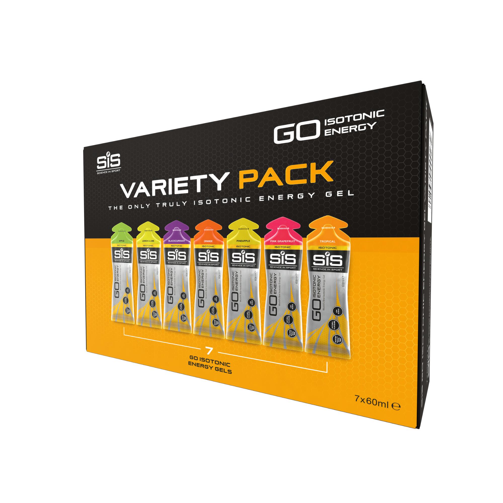 SiS GO Isotonic Gel Variety Pack (7 x 60ml)