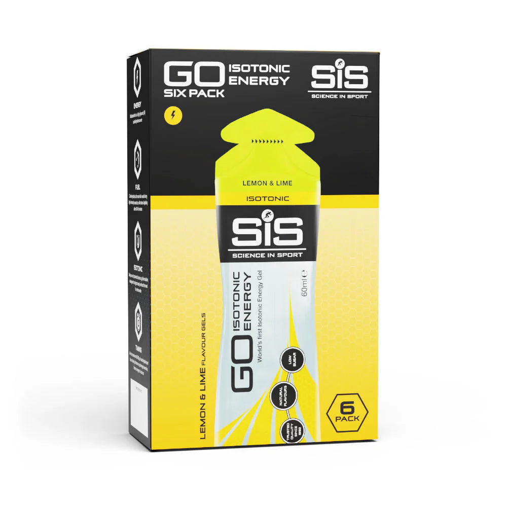 SiS GO Isotonic Energy Lemon Lime Gels (6 x 60ml)