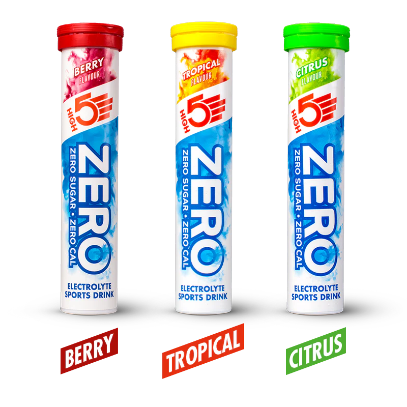 HIGH5 Hydration ZERO Berry, Citrus, Tropical Triple Pack (3X20Tab)