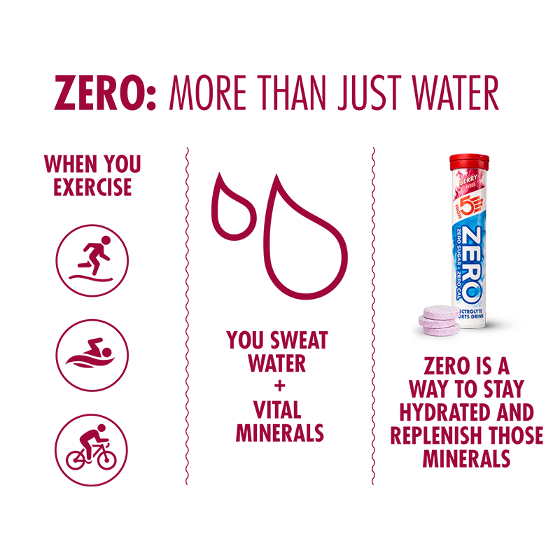 HIGH5 Hydration ZERO Berry, Citrus, Tropical Triple Pack (3X20Tab)